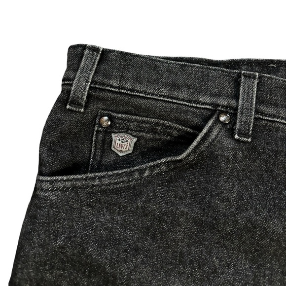 Levis‎ Relaxed Vintage Jeans Grey Black Size 38x29 - Picture 3 of 14
